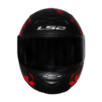 LS2 FF352 Chroma Matt Black Red Full Face Helmet1