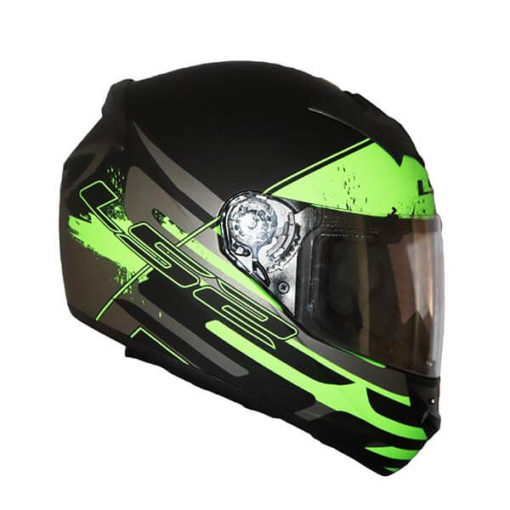 LS2 FF352 Combat Matt Black Grey Green Full Face Helmet 2019 3