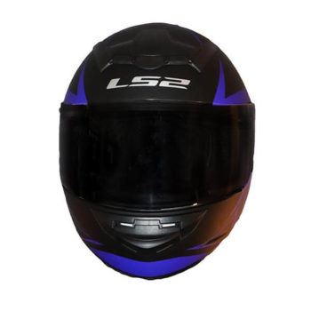 LS2 FF352 Lighter Matt Black Blue Full Face Helmet 2019 1