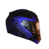 LS2 FF352 Lighter Matt Black Blue Full Face Helmet 2019 2