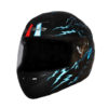LS2 FF352 Magic Matt Blue Red Full Face Helmet 3