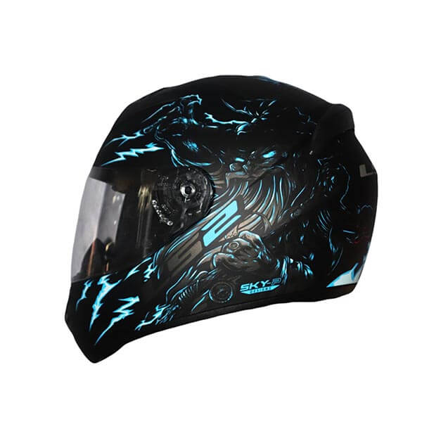LS2 FF352 Magic Matt Blue Red Full Face Helmet