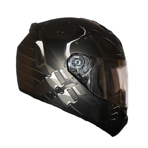 LS2 FF352 Stroke Matt Black Fluorescent Yellow Full Face Helmet 2