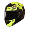 LS2 FF352 Stroke Matt Black Fluorescent Yellow Full Face Helmet 3