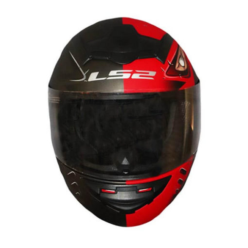LS2 FF352 Stroke Matt Black Red Full Face Helmet 1