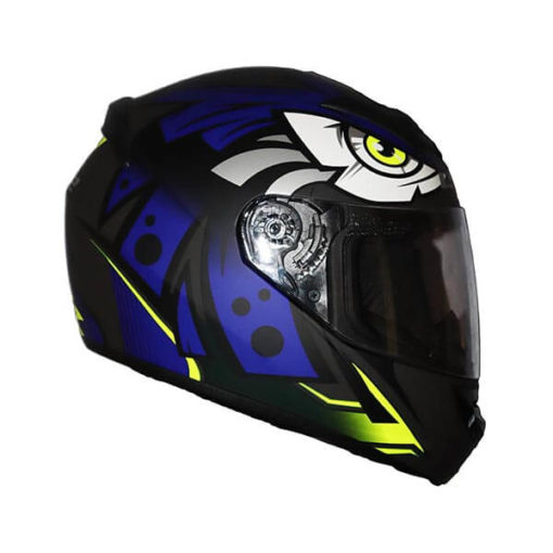 LS2 FF352 Tribal Matt Black Blue Full Face Helmet 2019