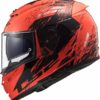 LS2 FF390 Breaker Swat Matt Fluorescent Orange Black Full Face Helmet