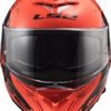 LS2 FF390 Breaker Swat Matt Fluorescent Orange Black Full Face Helmet 2