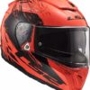 LS2 FF390 Breaker Swat Matt Fluorescent Orange Black Full Face Helmet 3
