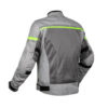 Rynox Air GT 3 Dark Grey Hi Viz Green Riding Jacket 1