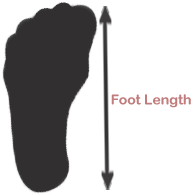 sizechart Foot length sizechart Foot length