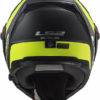 LS2 FF324 Metro Rapid Matt Black Yellow Flip Up Helmet 2019 1
