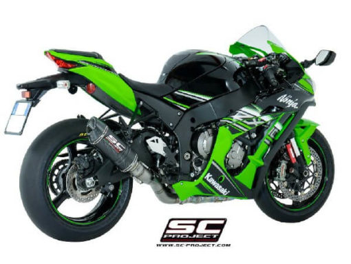 SC Project Oval Racing K22 40FTC Slip On Exhaust for ZX10R 1