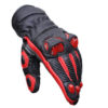 BBG Snell Iconic Black Red Riding Gloves 1