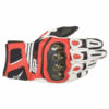 Alpinestars SP X Air Carbon V2 Black White Bright Red Riding Gloves