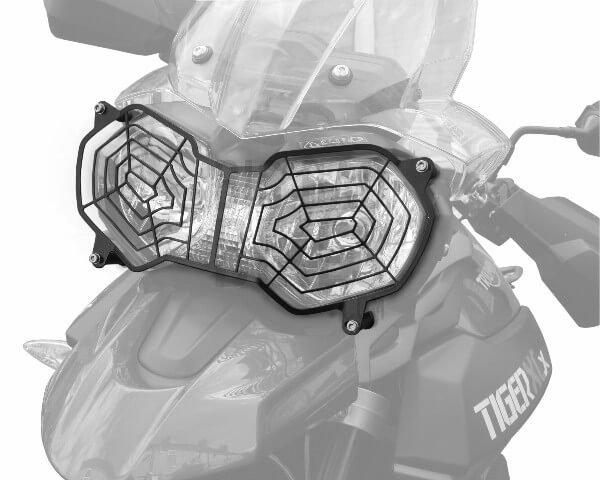 tiger 800 headlight protector