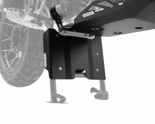 SW Motech Sump Guard Centerstand Extension for BMW R1200GS GSA R1250GS GSA Black