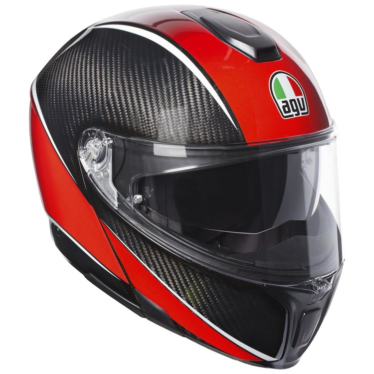 agv helmets agv sport modular aero carbon red 750x750