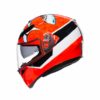 AGV K 3 SV Attack Gloss Red White Black Full Face Helmet 2