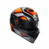 AGV K 3 SV Liquefy Gloss Black Orange Full Face Helmet
