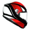 AGV K 6 Hyphen Gloss Black Red White Multi Full Face Helmet 2