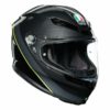 AGV K 6 Minimal Gloss Gunmet Black Yellow Multi Full Face Helmet