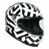 AGV K 6 Secret Gloss Black White Full Face Helmet