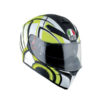 AGV K3 SV Multi Plk Avior Matt White Lime Full Face Helmet