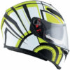 AGV K3 SV Multi Plk Avior Matt White Lime Full Face Helmet 3