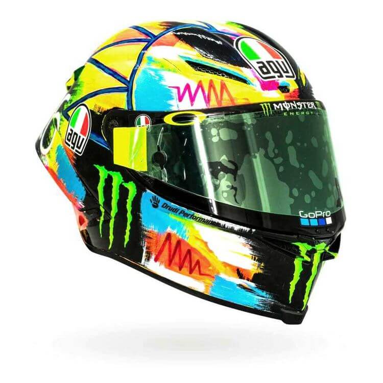 AGV Pista GP R Rossi Winter Test 2019 Full Face Helmet | Custom Elements