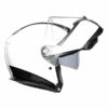AGV Sportsmodular Gloss White Black Carbon Modular Helmet 2