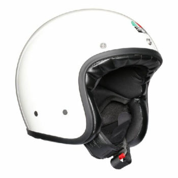 AGV X70 Gloss Solid White Open Face Helmet