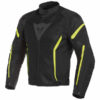 Dainese Air Crono 2 Textile Black Fluorescent Yellow Riding Jacket