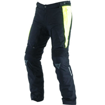 Dainese D Stormer D Dry Black Fluorescent Yellow Riding Pants