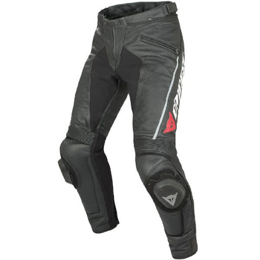 Dainese Delta Pro C2 Perforated Black Leather Riding Pant