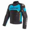 Dainese Dinamica Air D Dry Black Blue Fluorescent Yellow Riding Jacket