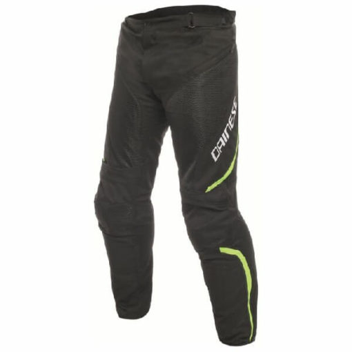 Dainese Drake Air D Dry Black Fluorescent Yellow Riding Pants