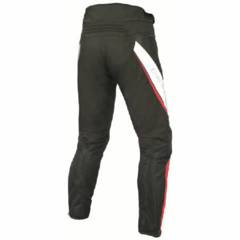 Dainese Drake Air D Dry Black White Red Riding Pants 1