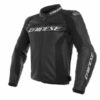 Dainese Racing 3 Perforated Black Leather Riding Jacket