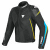 Dainese Super Rider D Dry Black Blue Fluorescent Yellow Riding Jacket