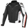 Dainese Super Speed Tex Black White Red Riding Jacket