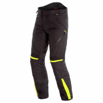 Dainese Tempest 2 D Dry Black Fluorescent Yellow Riding Pants