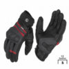 Rynox Air GT Motorsports Grey Red Riding Gloves 1