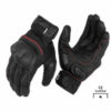 Rynox Tornado Pro 3 Motorsports Black Red Riding Gloves