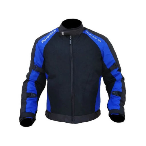 Mototech Scrambler Air Black Blue Motorcycle Jacket