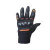 Mototech Urbane Short Carbon Orange Riding Gloves