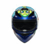 AGV K3 SV Misano 2015 Gloss Blue Yellow Helmet 2020 2