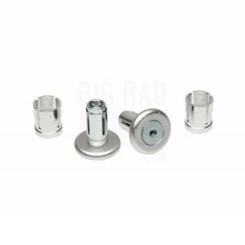 Barkbusters Bar End Grip Silver Protectors