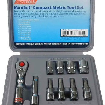 Cruztools MiniSet Compact Metric Toolkit