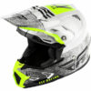 Fly Racing Toxin MIPS Embargo Gloss White Black Motocross Helmet